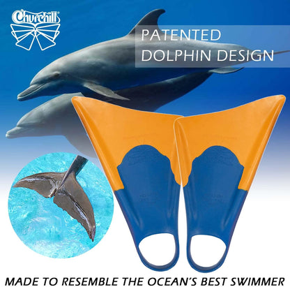 Churchill Makapuu Gum Rubber Swimfins