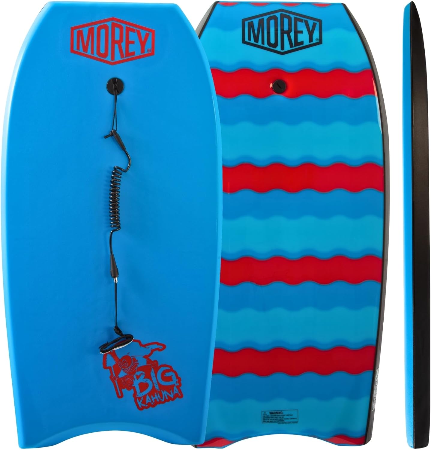 Morey Big Kahuna 45" Bodyboard with Coiled Leash