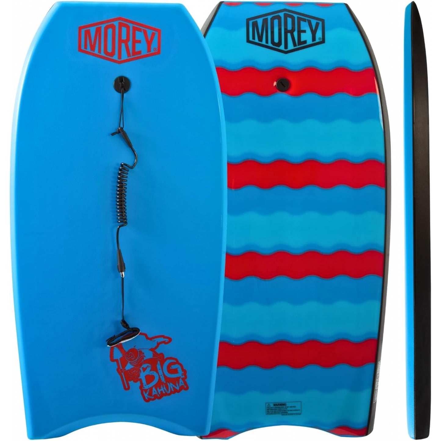 Morey Big Kahuna 45" Bodyboard with Coiled Leash