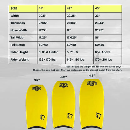 Morey Pro Series Mach 7 Bodyboard