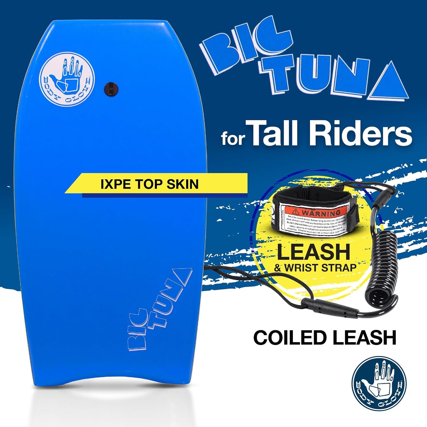 Body Glove Big Tune 45" Bodyboard with Coiled Leash